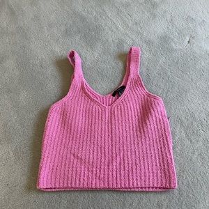 Cropped sweater top